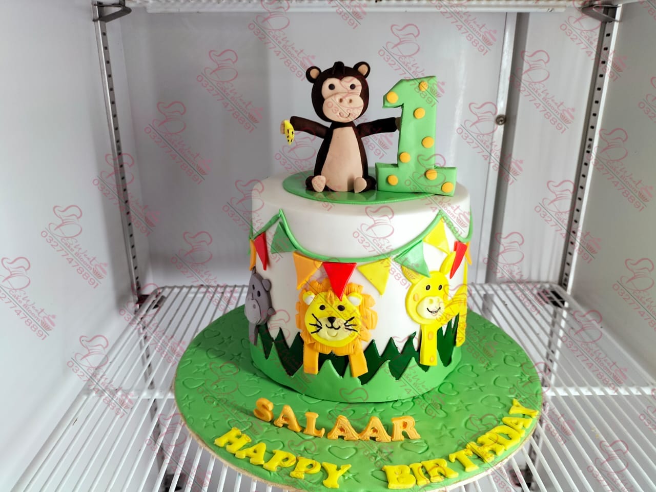 Jungle Safari Themed Birthday Cake Islamabad