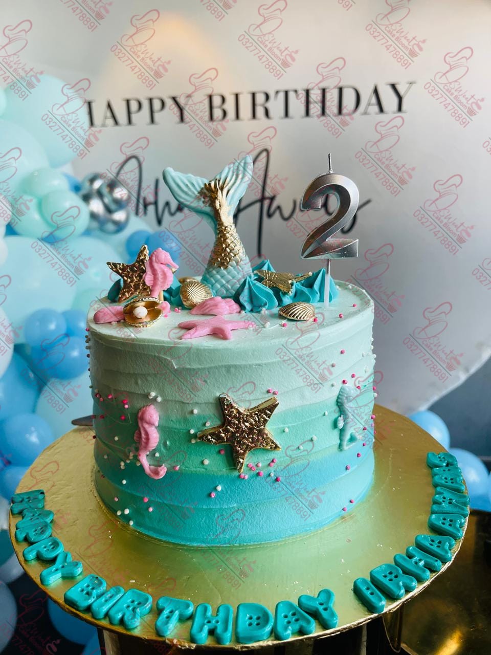 Little Mermaid Birthday Cake F-11 Islamabad