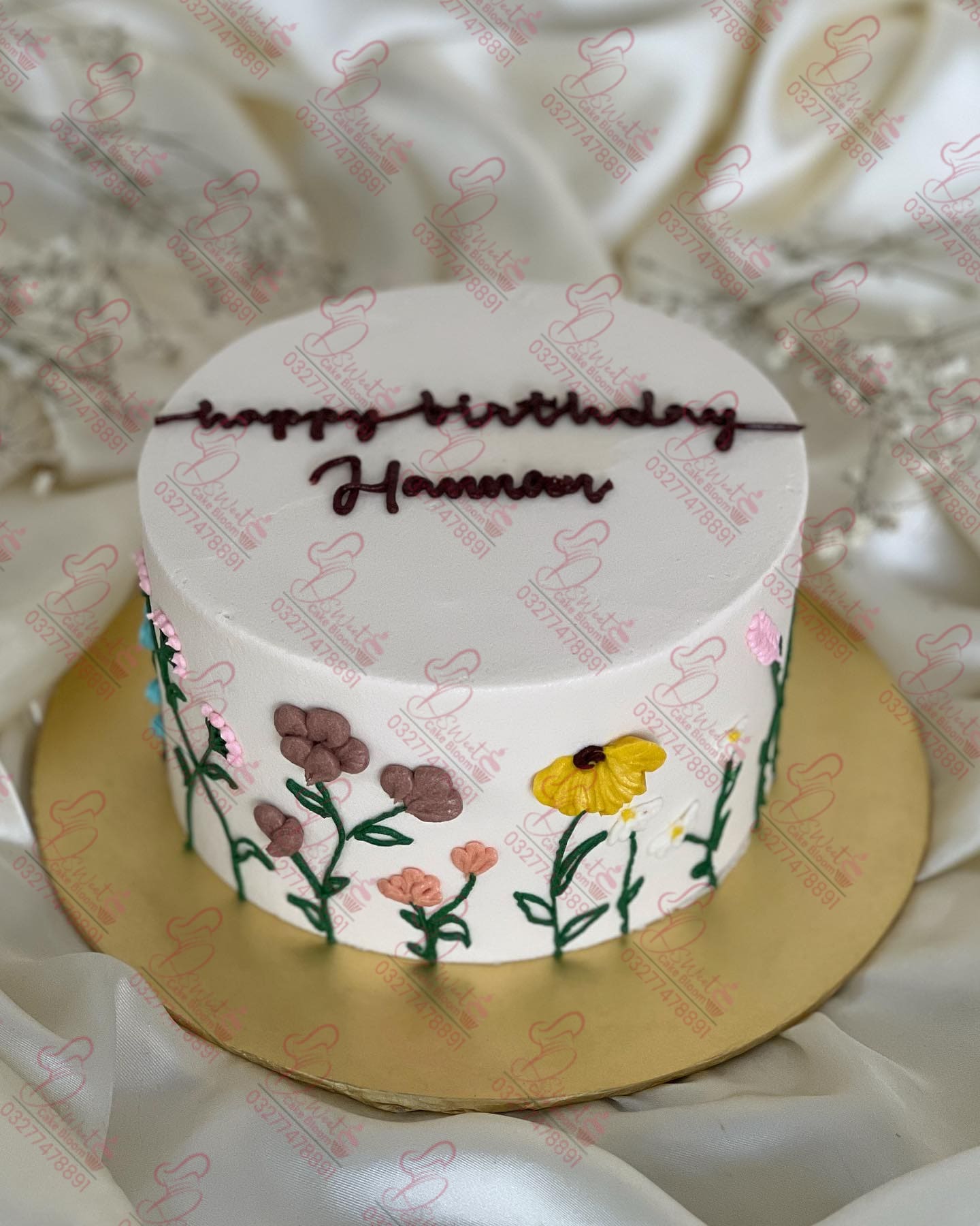 Korean Style Minimalist Male Cake I-9 Islamabad