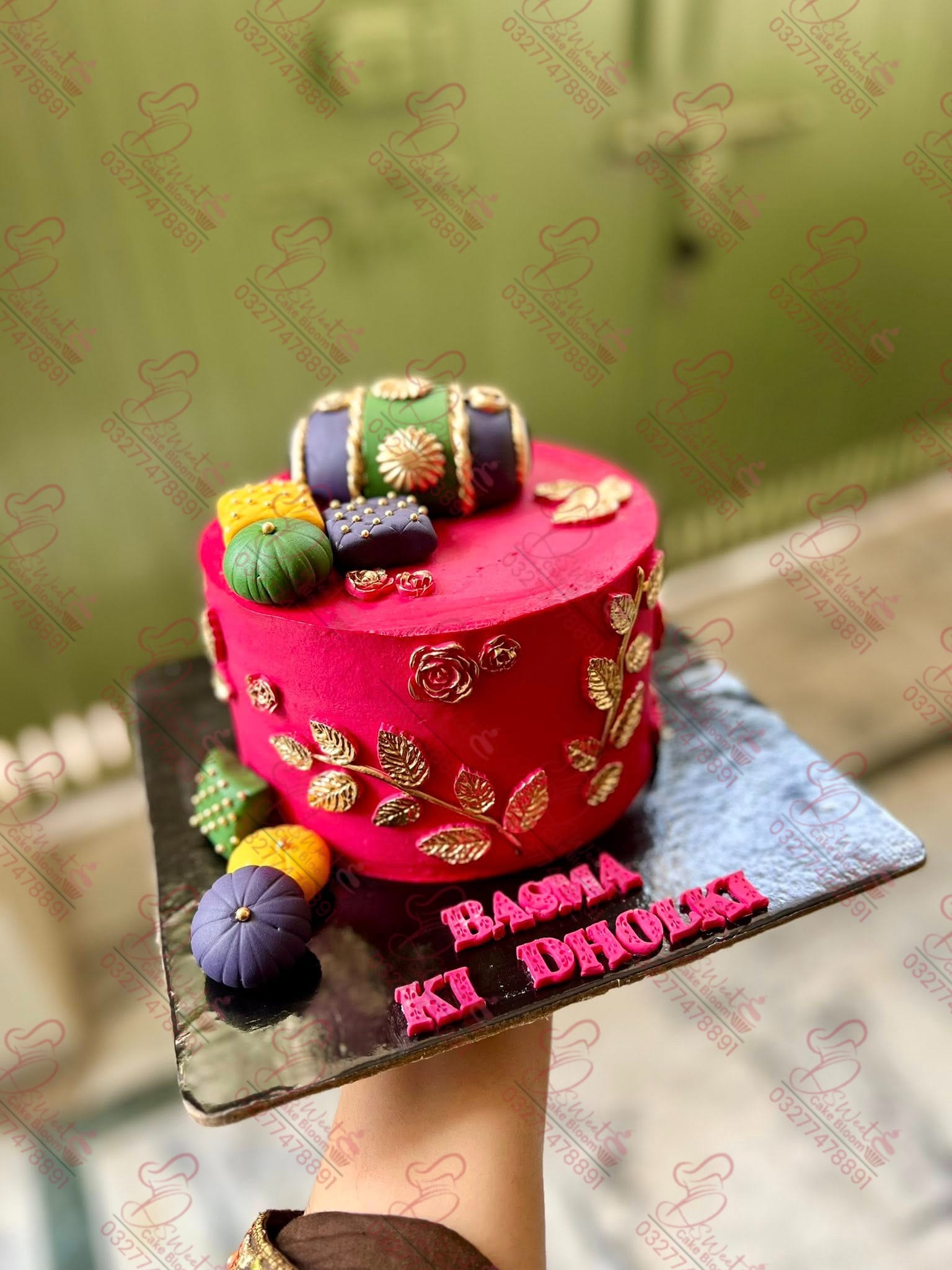 Custom Dholki Cake in Faisalabad