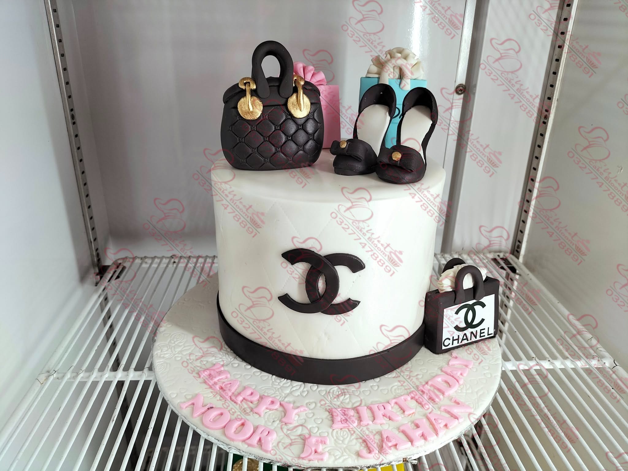 Chanel Makeup Themed Cake Faisalabad