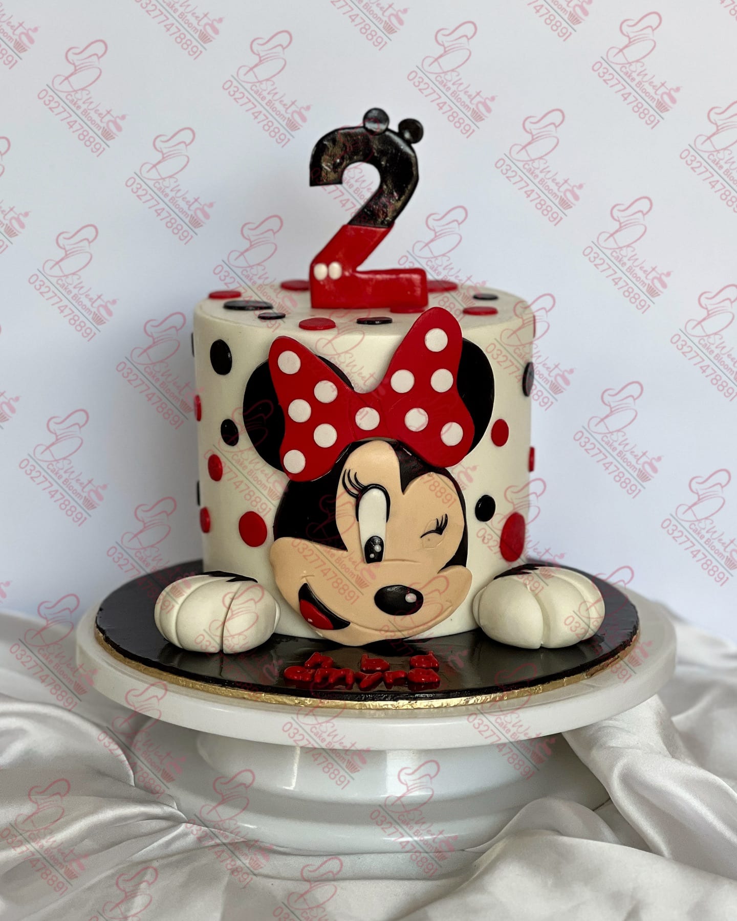 Minnie Mouse Themed Birthday Cake Rawalpindi