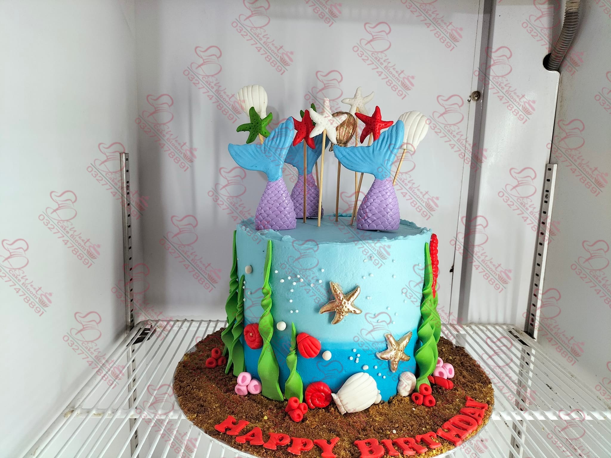 Mermaid Themed Birthday Cake Islamabad