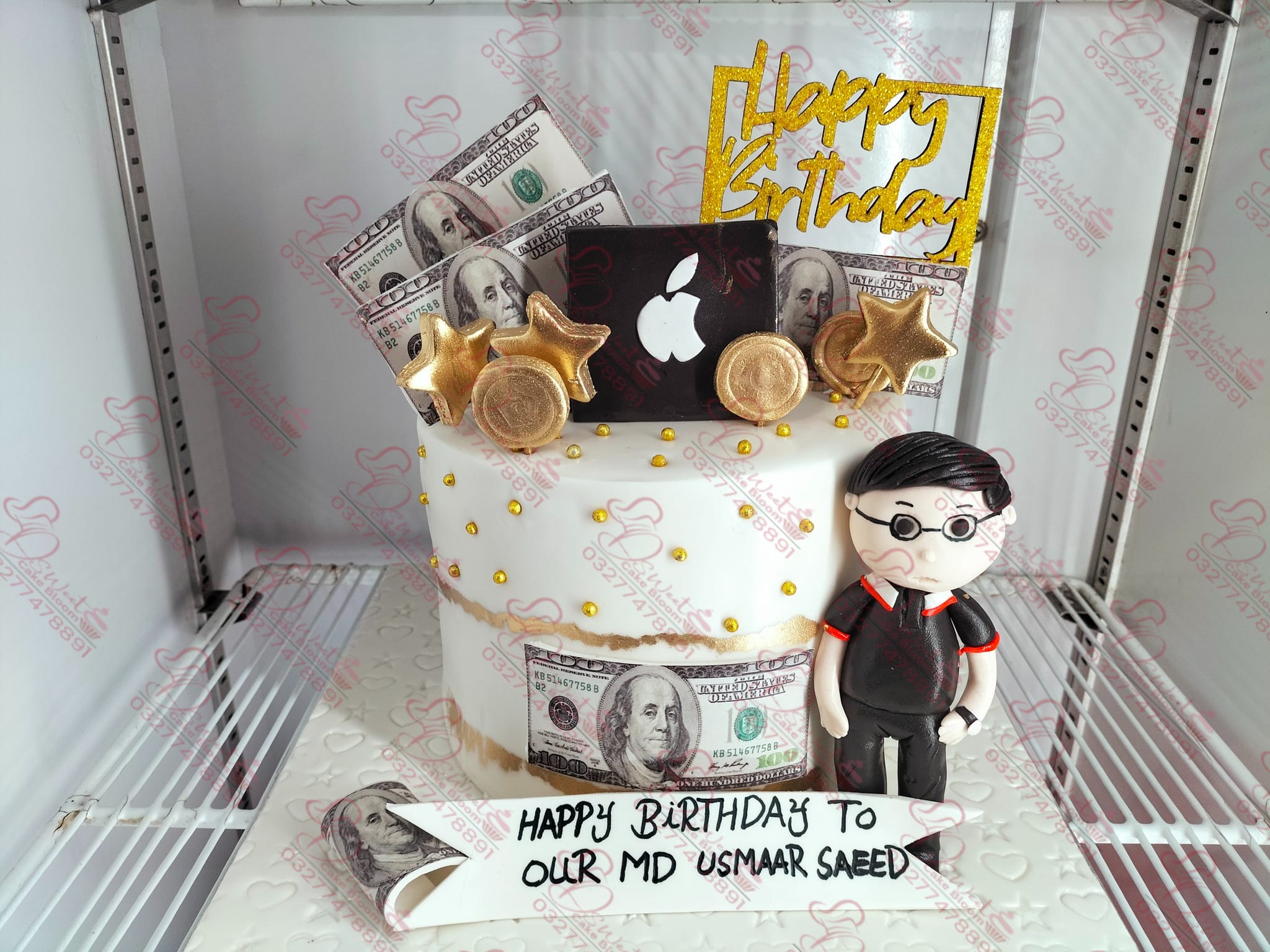 Personalized Status Laptop Theme Cake Rawalpindi