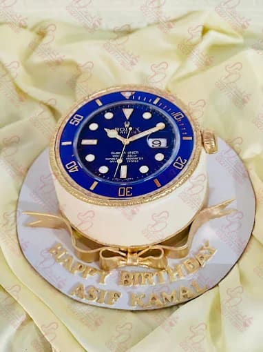 Rolex Watch Money Status Theme Cake Rawalpindi