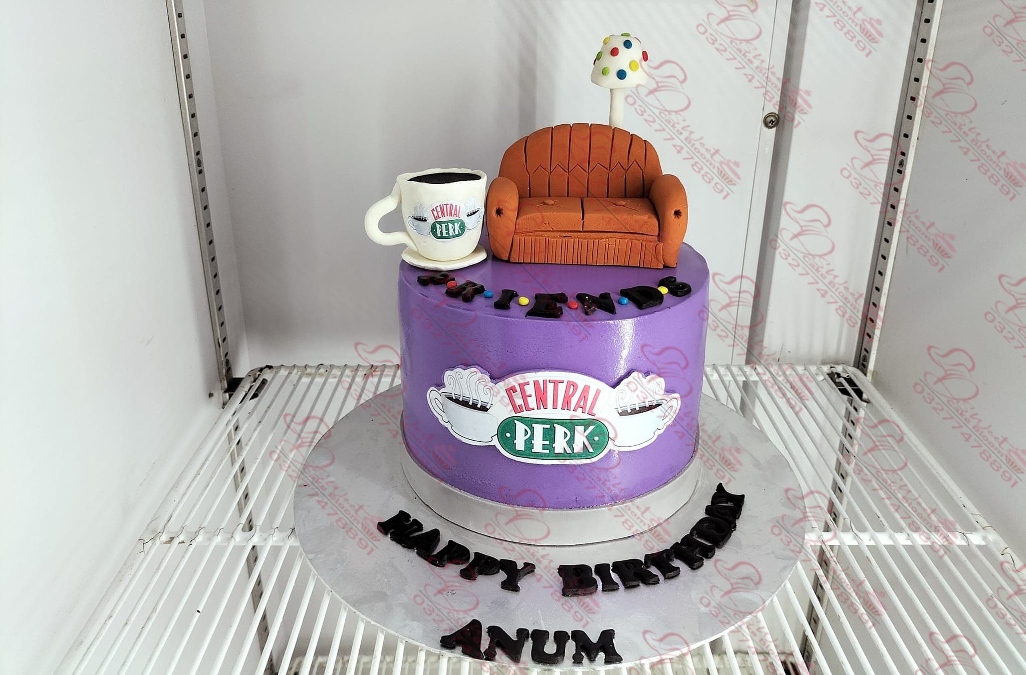 Friends TV Show Status Theme Cake Rawalpindi