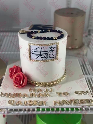Hajj Mubarak Theme Cake Islamabad