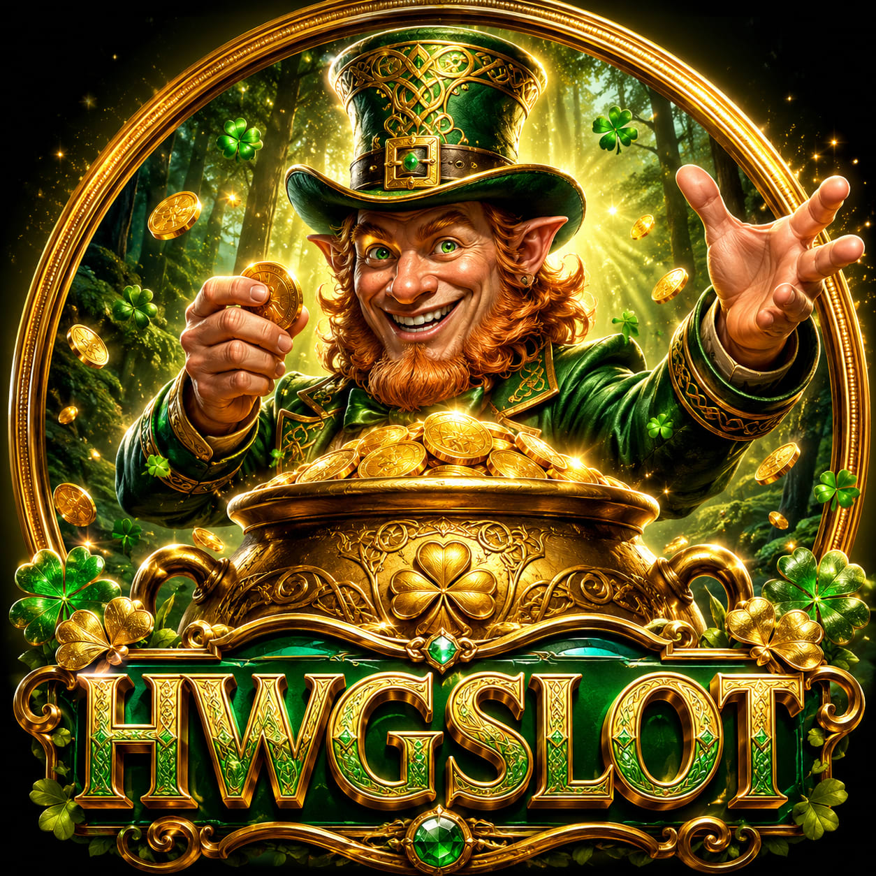Mobile phone displaying HWGSLOT dashboard with live games and sports markets