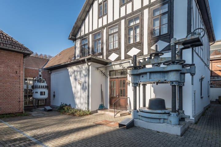 Eingangsbereich des Hüttenmuseums Thale