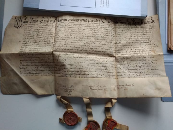 Paläographie im Museum Halberstadt
