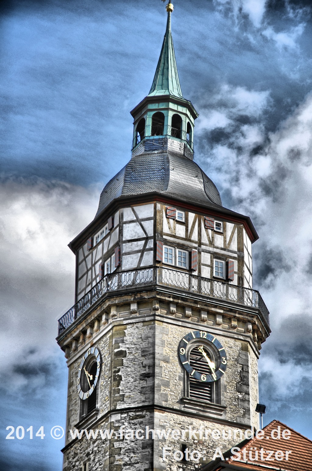 Fachwerk Stadtturm (ehemaliger Chorturm der Michaeliskirche)