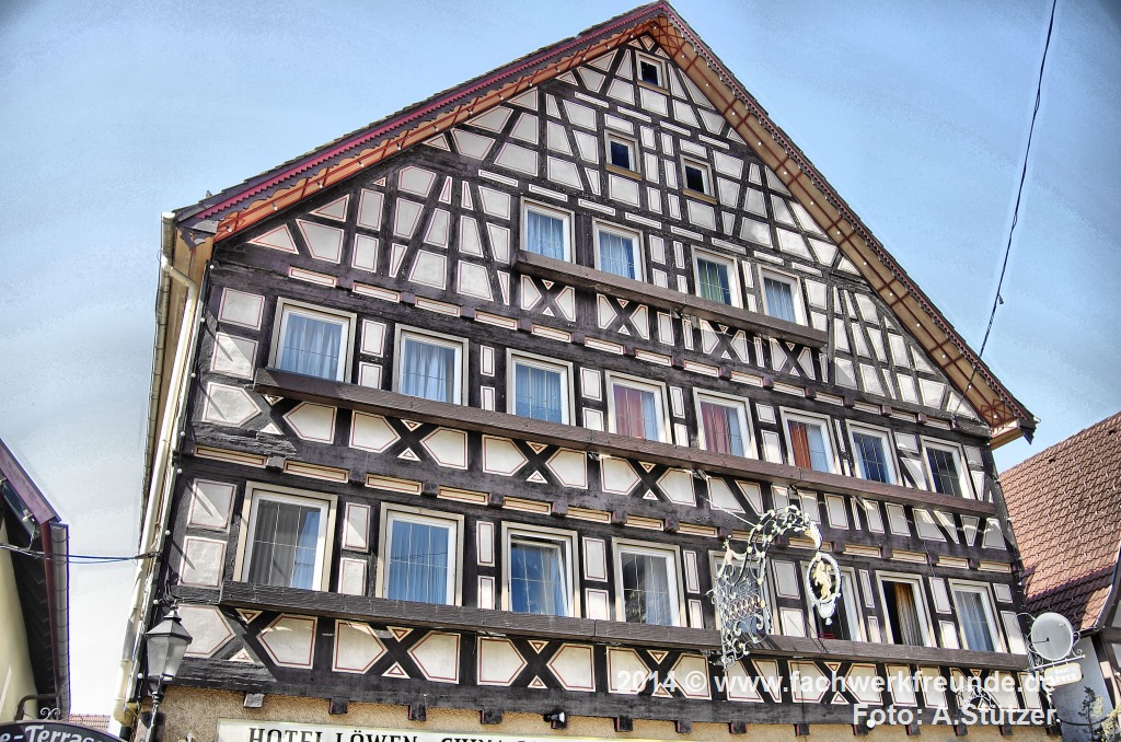 Fachwerk Hotel Löwen (Ehemaliges Bürgerhaus / Stockwerksbau)