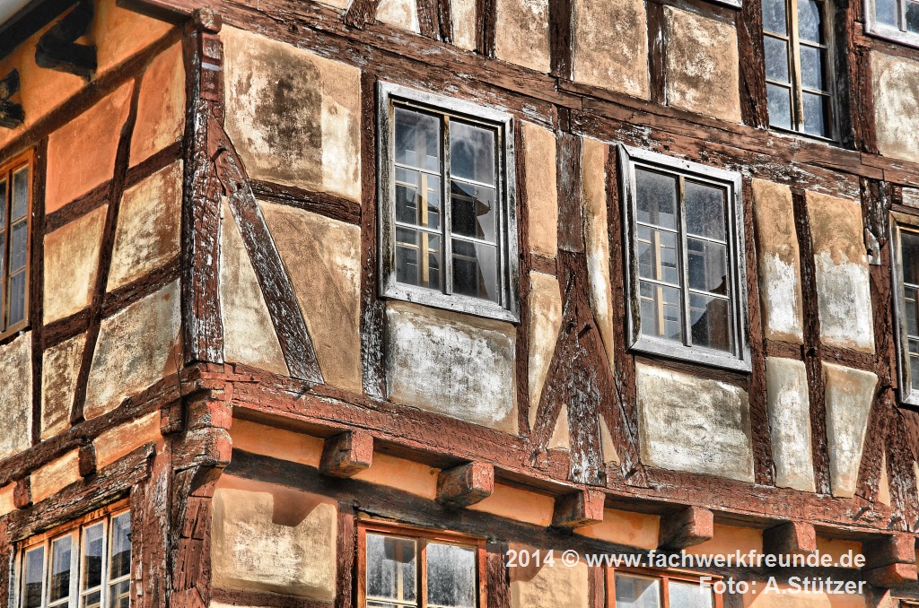 Fachwerk Spätmittelalterliches Bürgerhaus (Stockwerksbau)