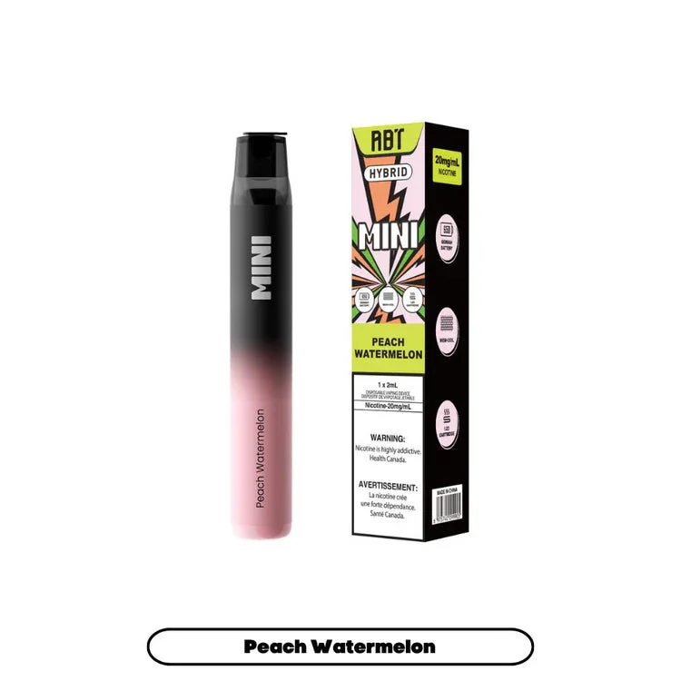 ABT MINI PEACH WATERMELON PEACH WATERMELON ABT MINI Disposable Vapes available at Puff N Pass Vapes in Abbotsford BC