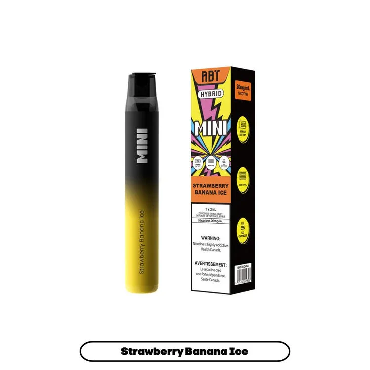 ABT MINI STRAWBERRY BANANA ICE STRAWBERRY BANANA ICE ABT MINI Disposable Vapes available at Puff N Pass Vapes in Abbotsford BC