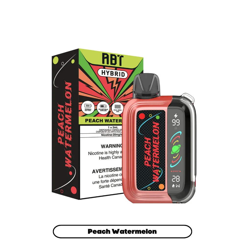 ABT PEACH WATERMELON PEACH WATERMELON ABT Disposable Vapes available at Puff N Pass Vapes in Abbotsford BC