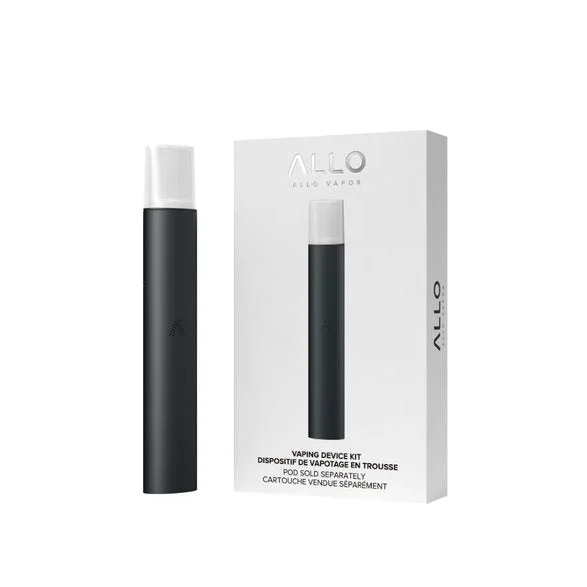ALLO SYNC STARTER KIT BLACK BATTERY BLACK ALLO SYNC Pre-Filled Pod Batteries available at Puff N Pass Vapes in Abbotsford BC