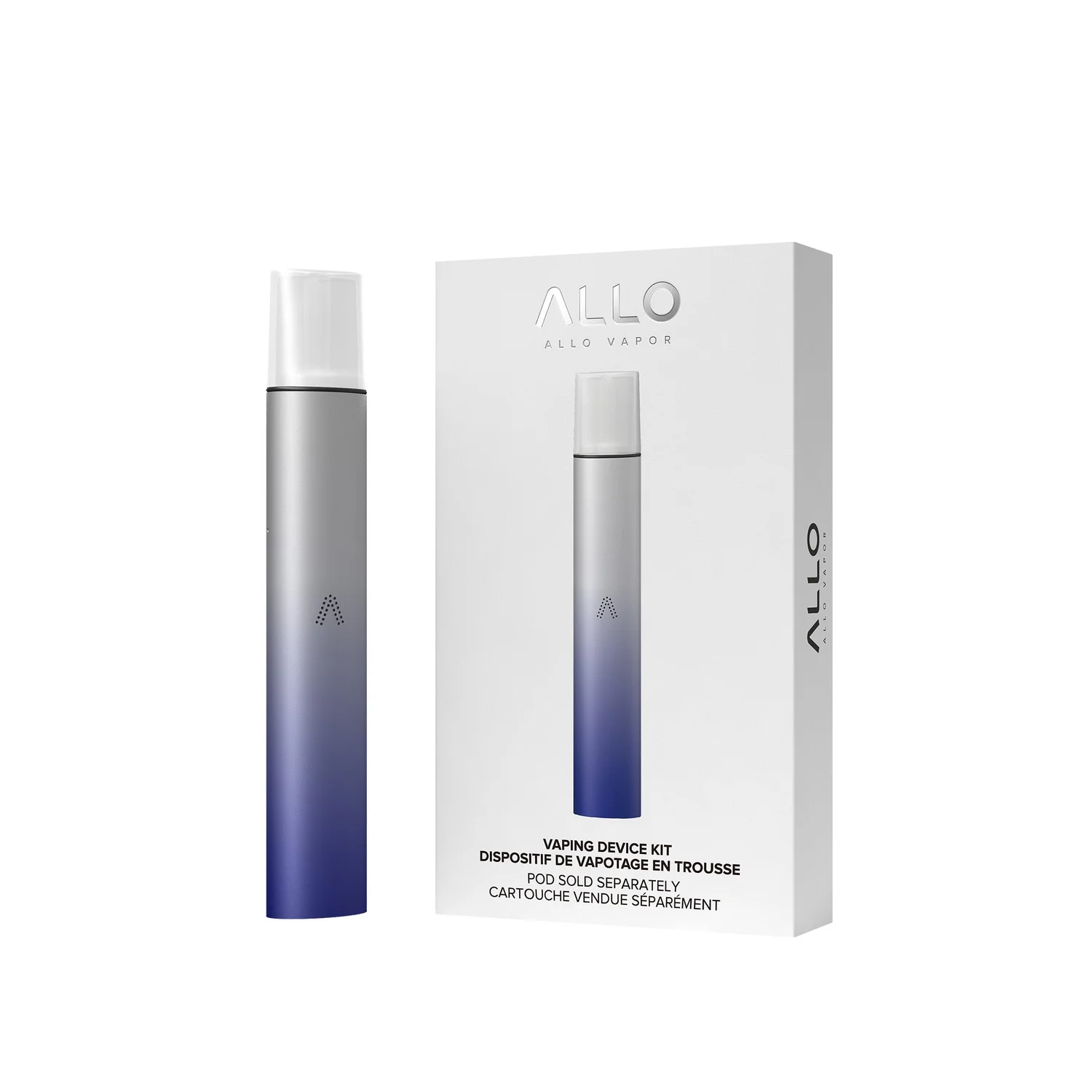 ALLO SYNC STARTER KIT BLUE BATTERY BLUE ALLO SYNC Pre-Filled Pod Batteries available at Puff N Pass Vapes in Abbotsford BC