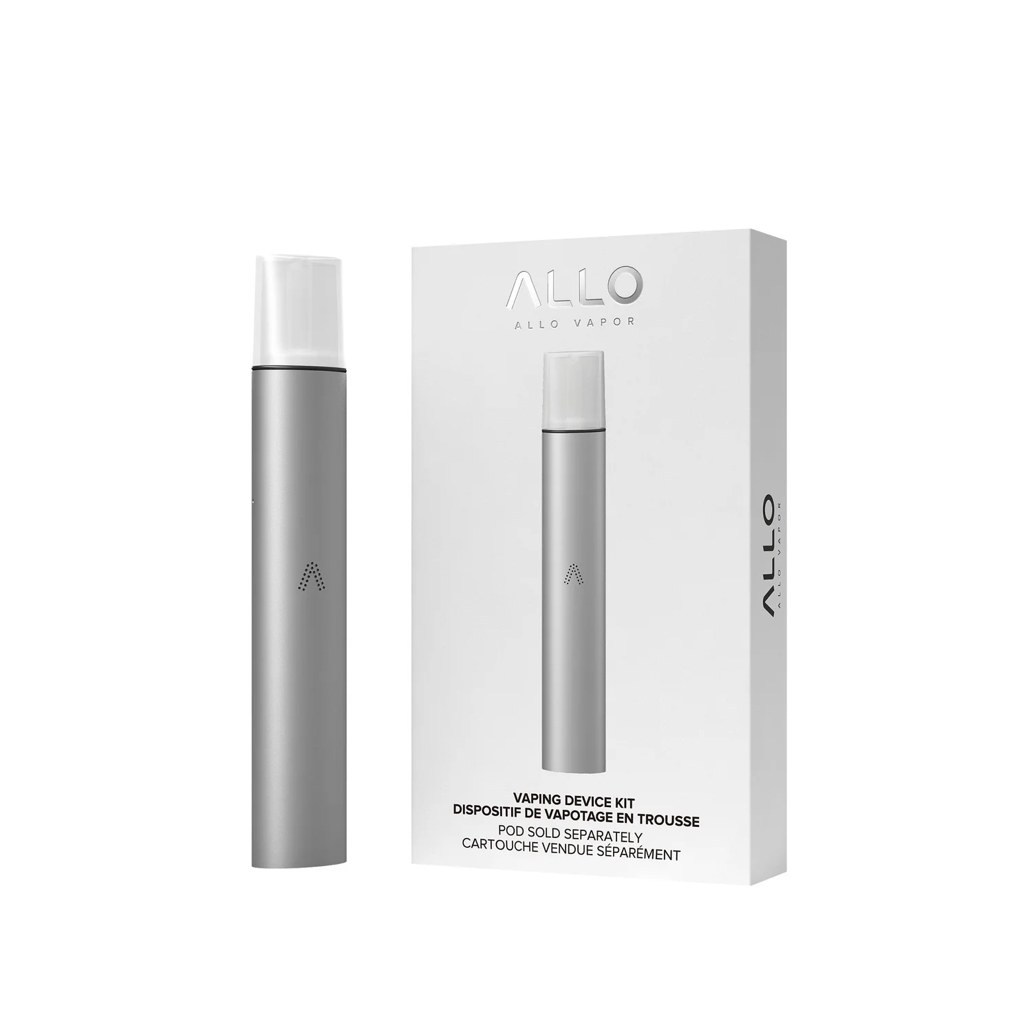 ALLO SYNC STARTER KIT GREY BATTERY GREY ALLO SYNC Pre-Filled Pod Batteries available at Puff N Pass Vapes in Abbotsford BC