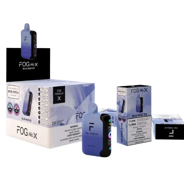 FOG PRO X BLUE RAZZ ICE BLUE RAZZ ICE FOG PRO Disposable Vapes available at Puff N Pass Vapes in Abbotsford BC