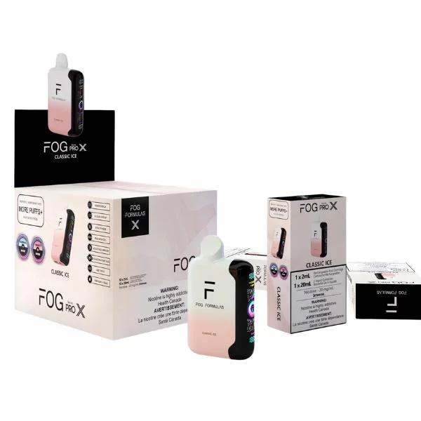 FOG PRO X CLASSIC ICE CLASSIC ICE FOG PRO Disposable Vapes available at Puff N Pass Vapes in Abbotsford BC