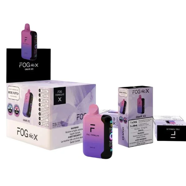 FOG PRO X GRAPE ICE GRAPE ICE FOG PRO Disposable Vapes available at Puff N Pass Vapes in Abbotsford BC