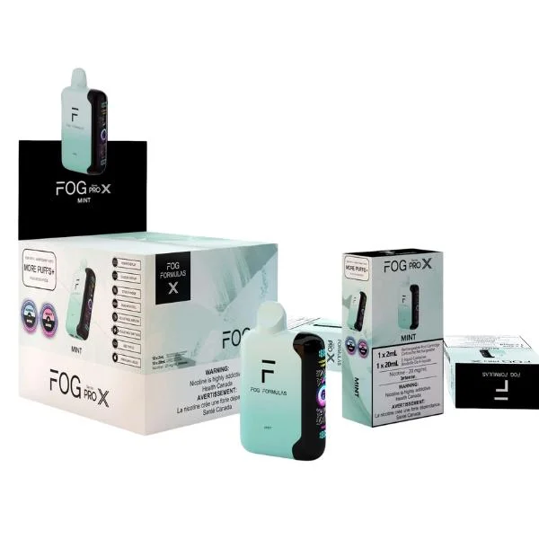 FOG PRO X MINT MINT FOG PRO Disposable Vapes available at Puff N Pass Vapes in Abbotsford BC