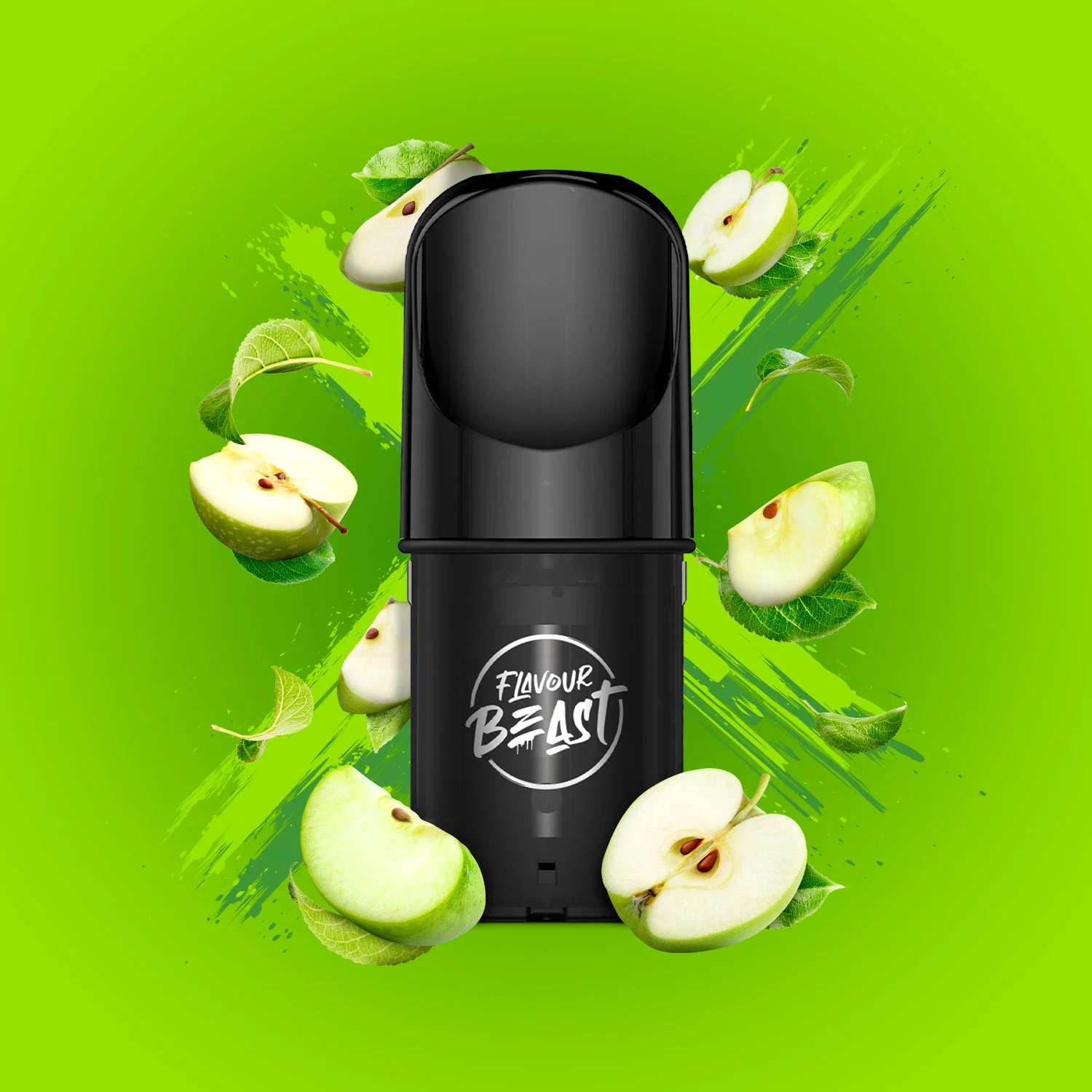 FLAVOUR BEAST POD GUSTO GREEN APPLE 3PK GUSTO GREEN APPLE FLAVOUR BEAST Pre-Filled Pods available at Puff N Pass Vapes in Abbotsford BC