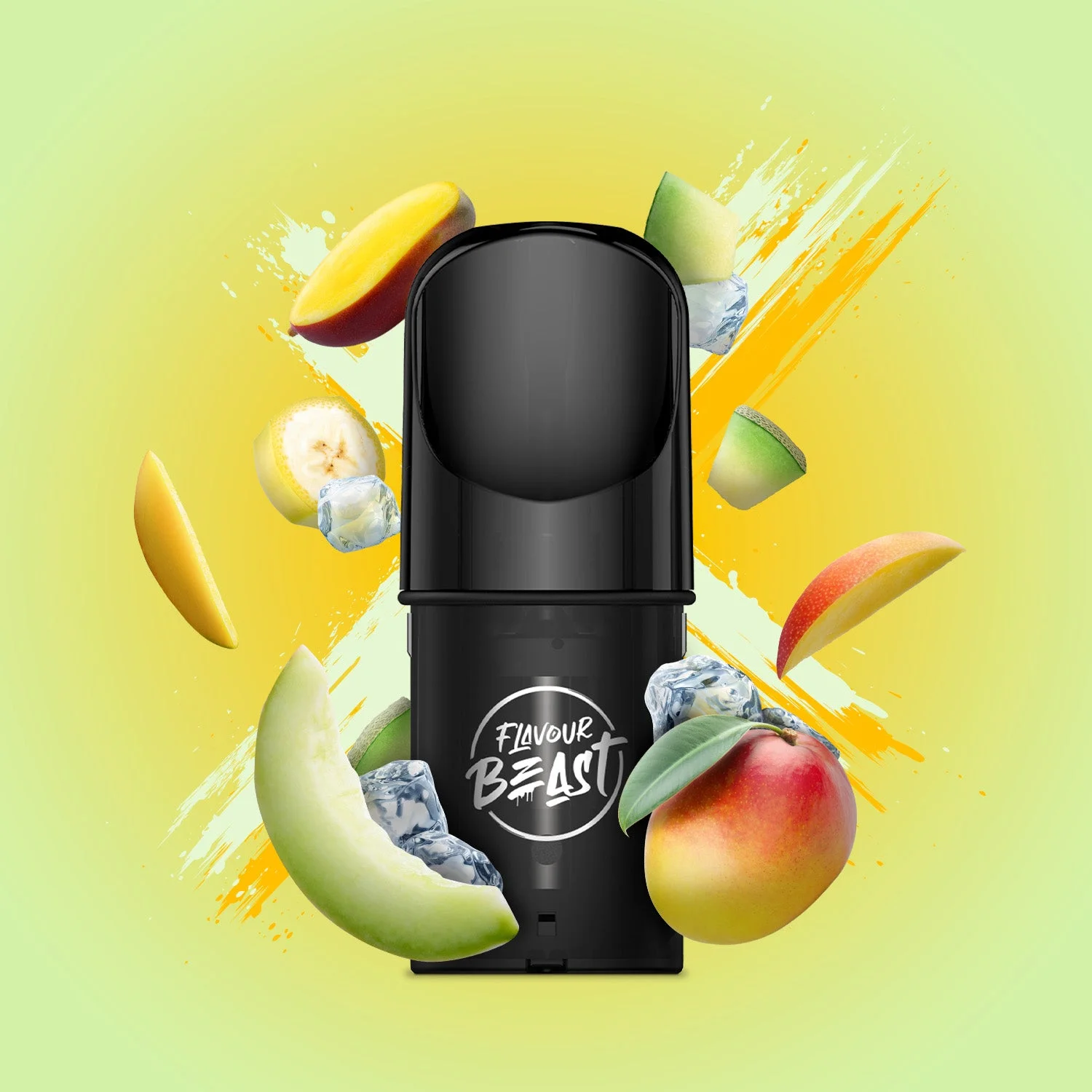 FLAVOUR BEAST POD ICED HIP HONEYDEW MANGO 3PK ICED HIP HONEYDEW MANGO FLAVOUR BEAST Pre-Filled Pods available at Puff N Pass Vapes in Abbotsford BC