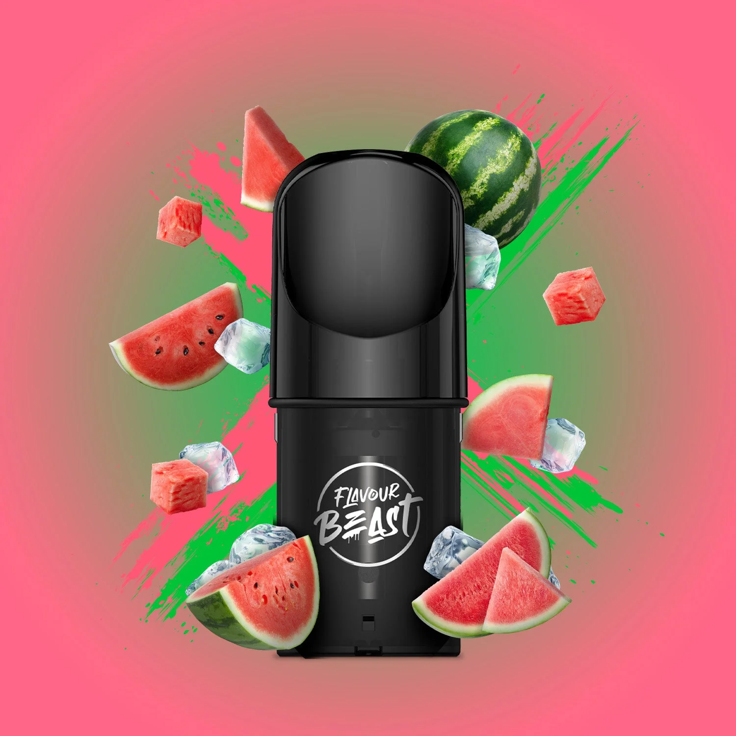 FLAVOUR BEAST POD ICED WEEKEND WATERMELON 3PK ICED WEEKEND WATERMELON FLAVOUR BEAST Pre-Filled Pods available at Puff N Pass Vapes in Abbotsford BC