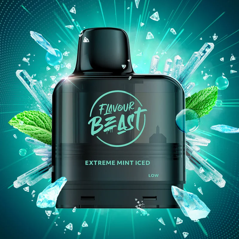 FLAVOUR BEAST X G2 ICED EXTREME MINT ICED EXTREME MINT FLAVOUR BEAST Pre-Filled Pods available at Puff N Pass Vapes in Abbotsford BC