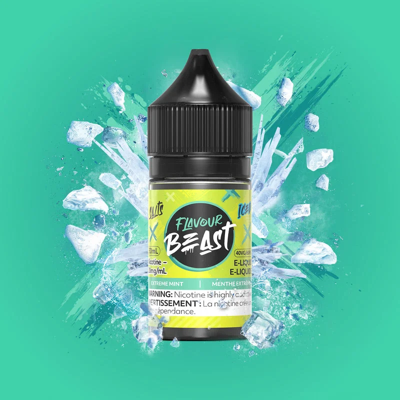 FLAVOUR BEAST 10MG ICED EXTREME MINT ICED EXTREME MINT FLAVOUR BEAST E-Liquids 0.1-10mg available at Puff N Pass Vapes in Abbotsford BC