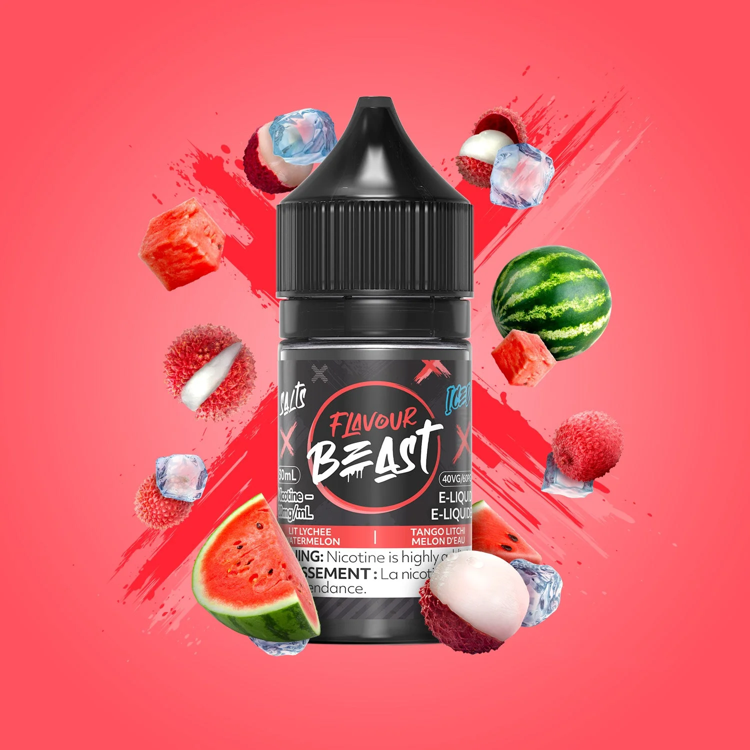 FLAVOUR BEAST 10MG ICED LIT LYCHEE WATERMELON ICED LIT LYCHEE WATERMELON FLAVOUR BEAST E-Liquids 0.1-10mg available at Puff N Pass Vapes in Abbotsford BC