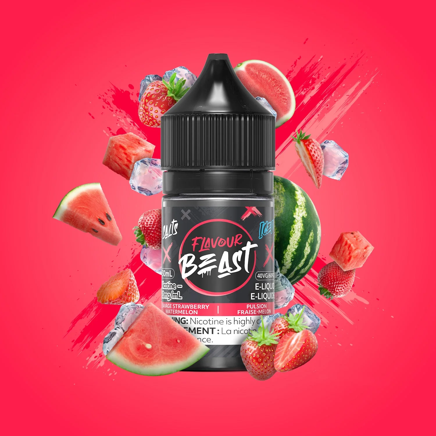 FLAVOUR BEAST 10MG ICED SAVAGE STRAWBERRY WATERMELON ICED SAVAGE STRAWBERRY WATERMELON FLAVOUR BEAST E-Liquids 0.1-10mg available at Puff N Pass Vapes in Abbotsford BC