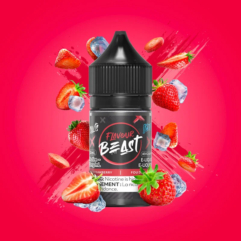 FLAVOUR BEAST 10MG ICED SIC STRAWBERRY ICED SIC STRAWBERRY FLAVOUR BEAST E-Liquids 0.1-10mg available at Puff N Pass Vapes in Abbotsford BC