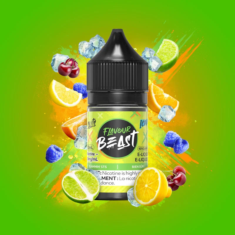 FLAVOUR BEAST 10MG ICED SLAMMIN STS ICED SLAMMIN STS FLAVOUR BEAST E-Liquids 0.1-10mg available at Puff N Pass Vapes in Abbotsford BC