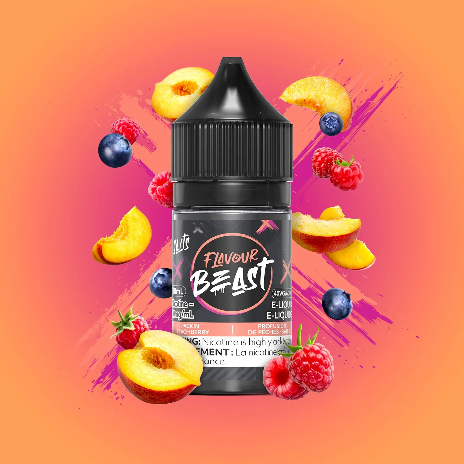 FLAVOUR BEAST 10MG PACKIN PEACH BERRY PACKIN PEACH BERRY FLAVOUR BEAST E-Liquids 0.1-10mg available at Puff N Pass Vapes in Abbotsford BC