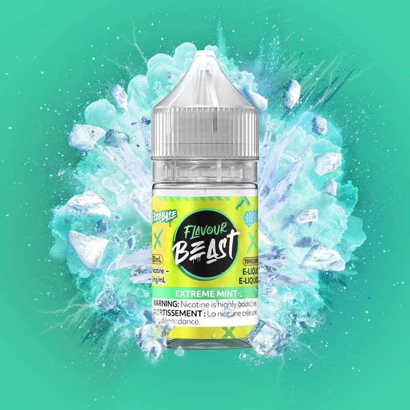 FLAVOUR BEAST 3MG ICED EXTREME MINT ICED EXTREME MINT FLAVOUR BEAST E-Liquids 0.1-10mg available at Puff N Pass Vapes in Abbotsford BC
