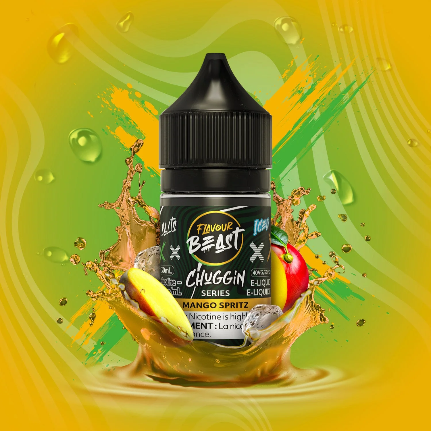 FLAVOUR BEAST 20MG CHUGGIN MANGO SPRITZ ICED CHUGGIN MANGO SPRITZ ICED FLAVOUR BEAST E-Liquids 12-20mg available at Puff N Pass Vapes in Abbotsford BC