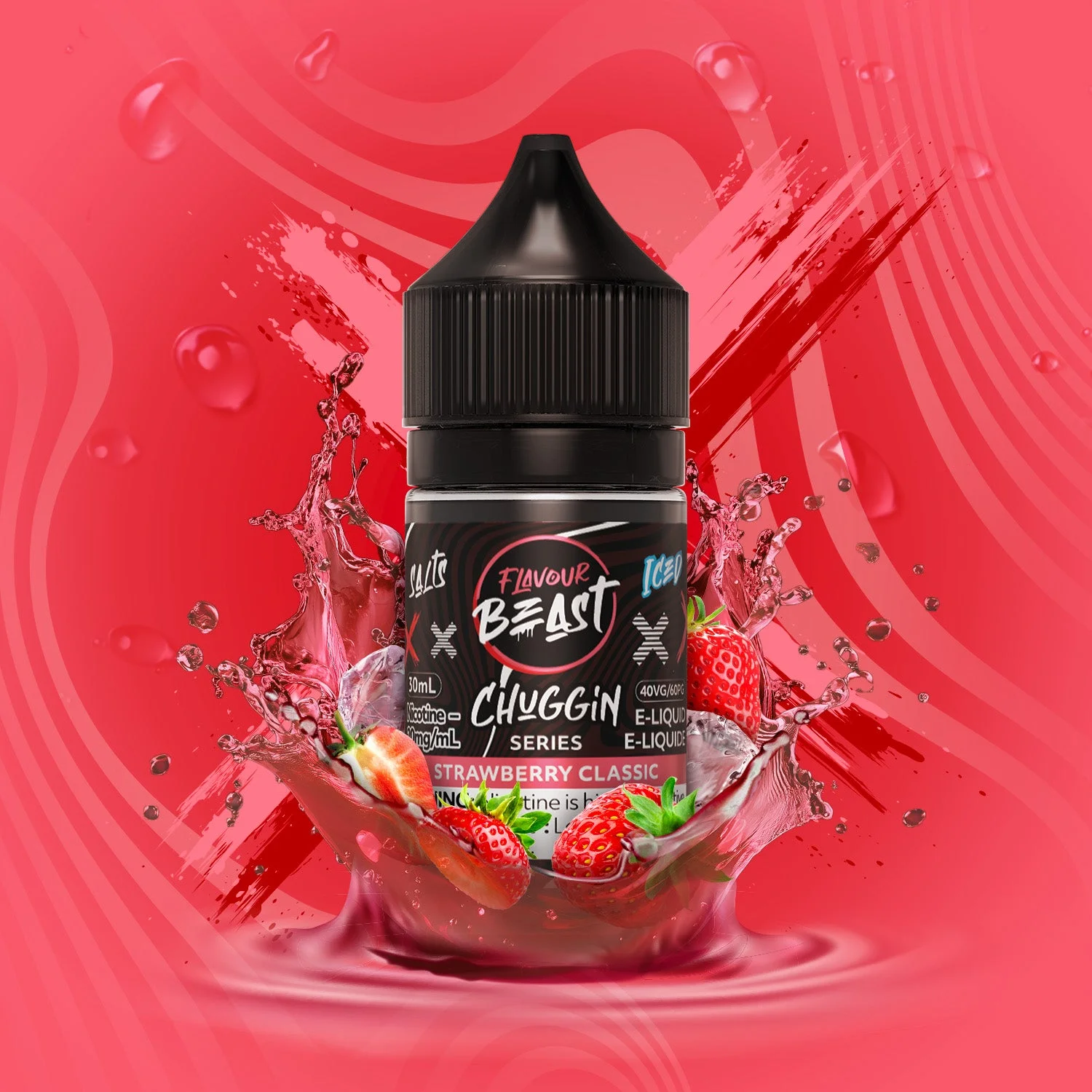 FLAVOUR BEAST 20MG CHUGGIN STRAWBERRY CLASSIC ICED CHUGGIN STRAWBERRY CLASSIC ICED FLAVOUR BEAST E-Liquids 12-20mg available at Puff N Pass Vapes in Abbotsford BC