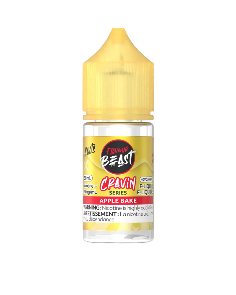 FLAVOUR BEAST 20MG CRAVIN APPLE BAKE CRAVIN APPLE BAKE FLAVOUR BEAST E-Liquids 12-20mg available at Puff N Pass Vapes in Abbotsford BC