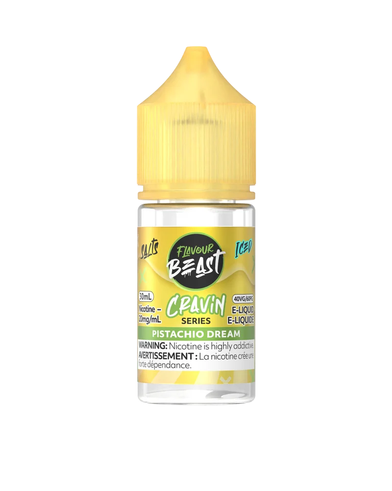 FLAVOUR BEAST 20MG CRAVIN ICED PISTACHIO DREAM CRAVIN ICED PISTACHIO DREAM FLAVOUR BEAST E-Liquids 12-20mg available at Puff N Pass Vapes in Abbotsford BC