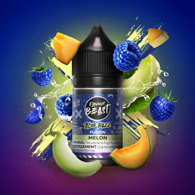 FLAVOUR BEAST 20MG FUZION BLUE RAZZ MELON FUZION BLUE RAZZ MELON FLAVOUR BEAST E-Liquids 12-20mg available at Puff N Pass Vapes in Abbotsford BC