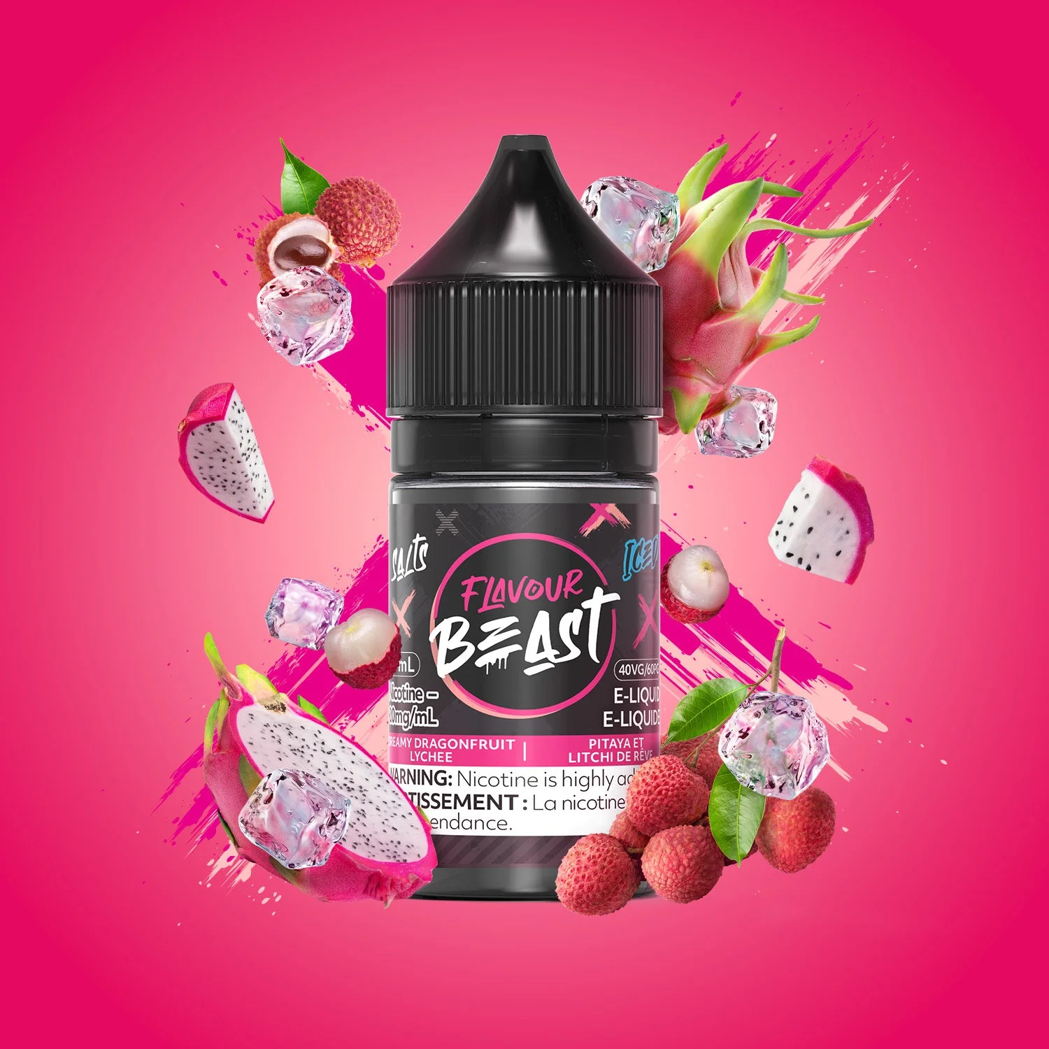 FLAVOUR BEAST 20MG ICED DREAMY DRAGONFRUIT LYCHEE ICED DREAMY DRAGONFRUIT LYCHEE FLAVOUR BEAST E-Liquids 12-20mg available at Puff N Pass Vapes in Abbotsford BC