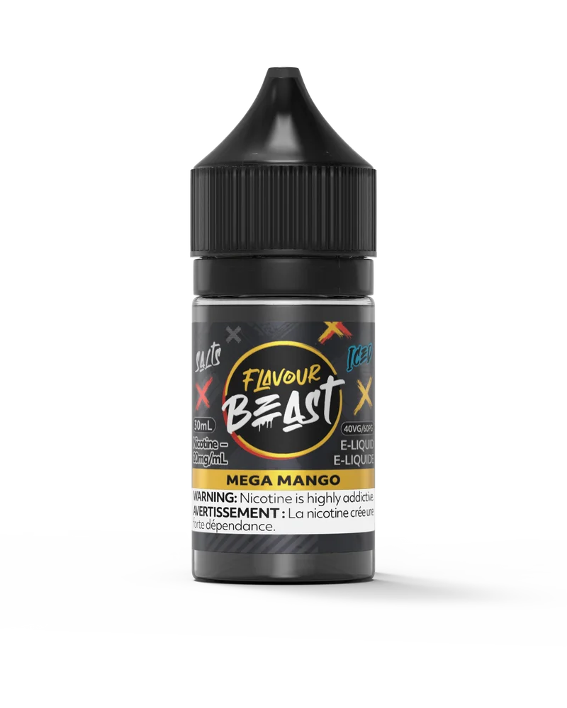FLAVOUR BEAST 20MG ICED MEGA MANGO ICED MEGA MANGO FLAVOUR BEAST E-Liquids 12-20mg available at Puff N Pass Vapes in Abbotsford BC