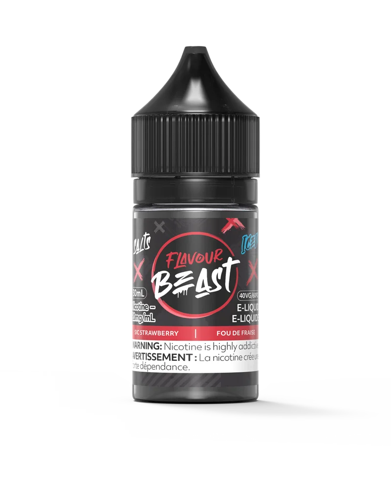 FLAVOUR BEAST 20MG ICED SIC STRAWBERRY ICED SIC STRAWBERRY FLAVOUR BEAST E-Liquids 12-20mg available at Puff N Pass Vapes in Abbotsford BC