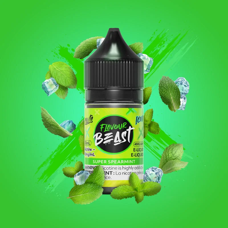 FLAVOUR BEAST 20MG ICED SUPER SPEARMINT ICED SUPER SPEARMINT FLAVOUR BEAST E-Liquids 12-20mg available at Puff N Pass Vapes in Abbotsford BC