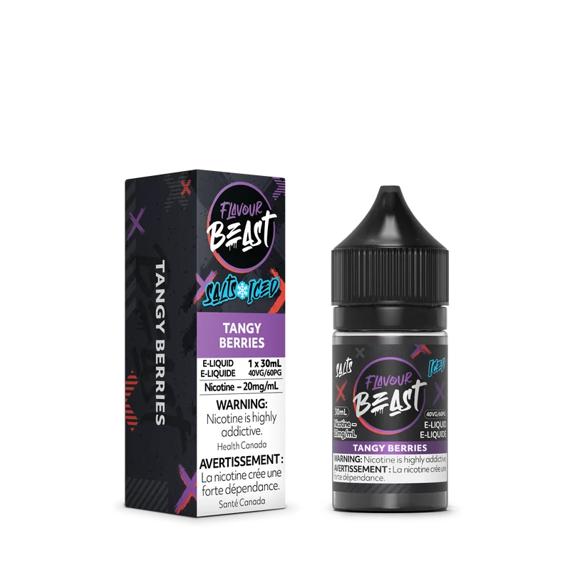 FLAVOUR BEAST 20MG ICED TANGY BERRIES ICED TANGY BERRIES FLAVOUR BEAST E-Liquids 12-20mg available at Puff N Pass Vapes in Abbotsford BC
