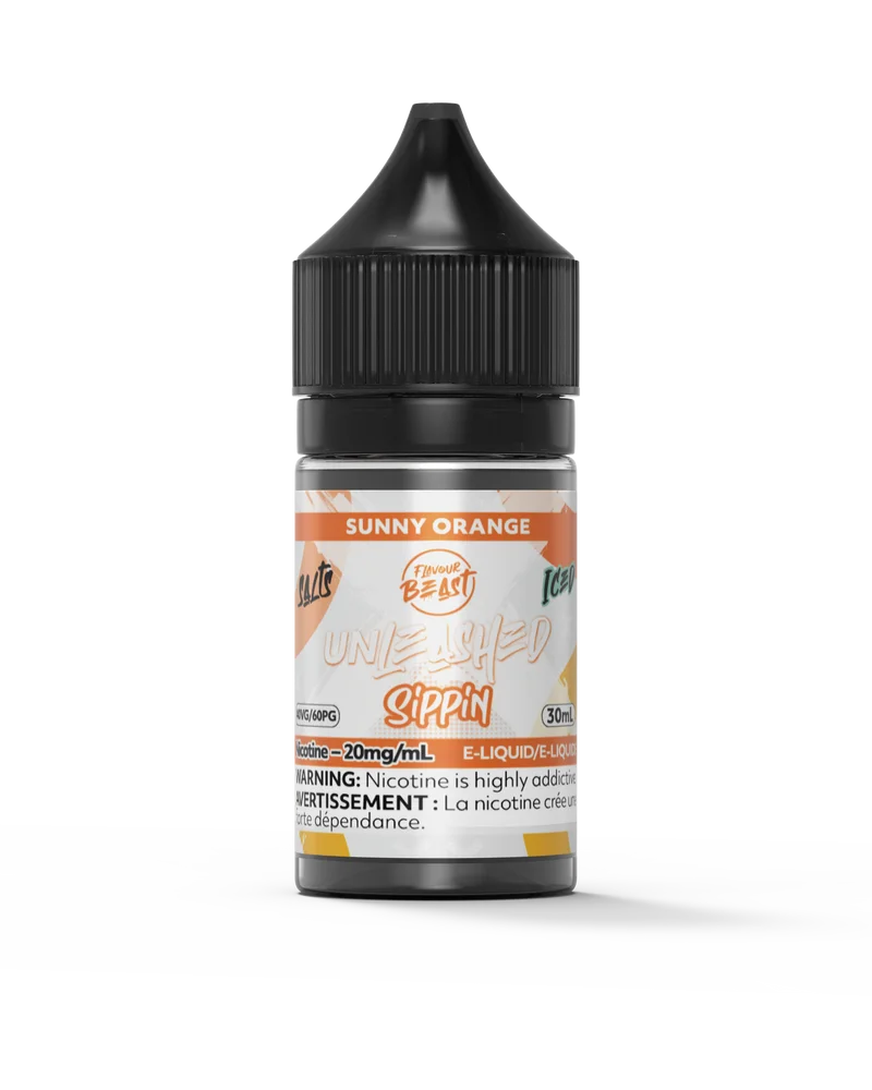 FLAVOUR BEAST 20MG SIPPIN ICED SUNNY ORANGE SIPPIN ICED SUNNY ORANGE FLAVOUR BEAST E-Liquids 12-20mg available at Puff N Pass Vapes in Abbotsford BC
