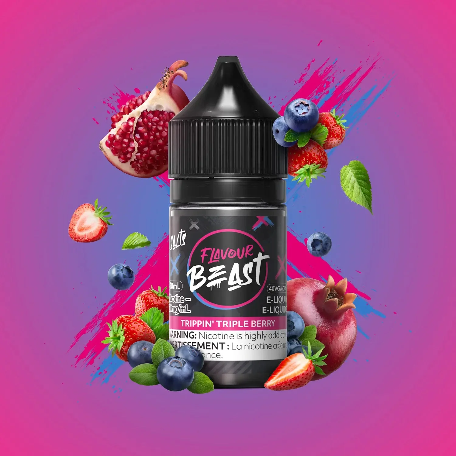 FLAVOUR BEAST 20MG TRIPPIN TRIPLE BERRY TRIPPIN TRIPLE BERRY FLAVOUR BEAST E-Liquids 12-20mg available at Puff N Pass Vapes in Abbotsford BC